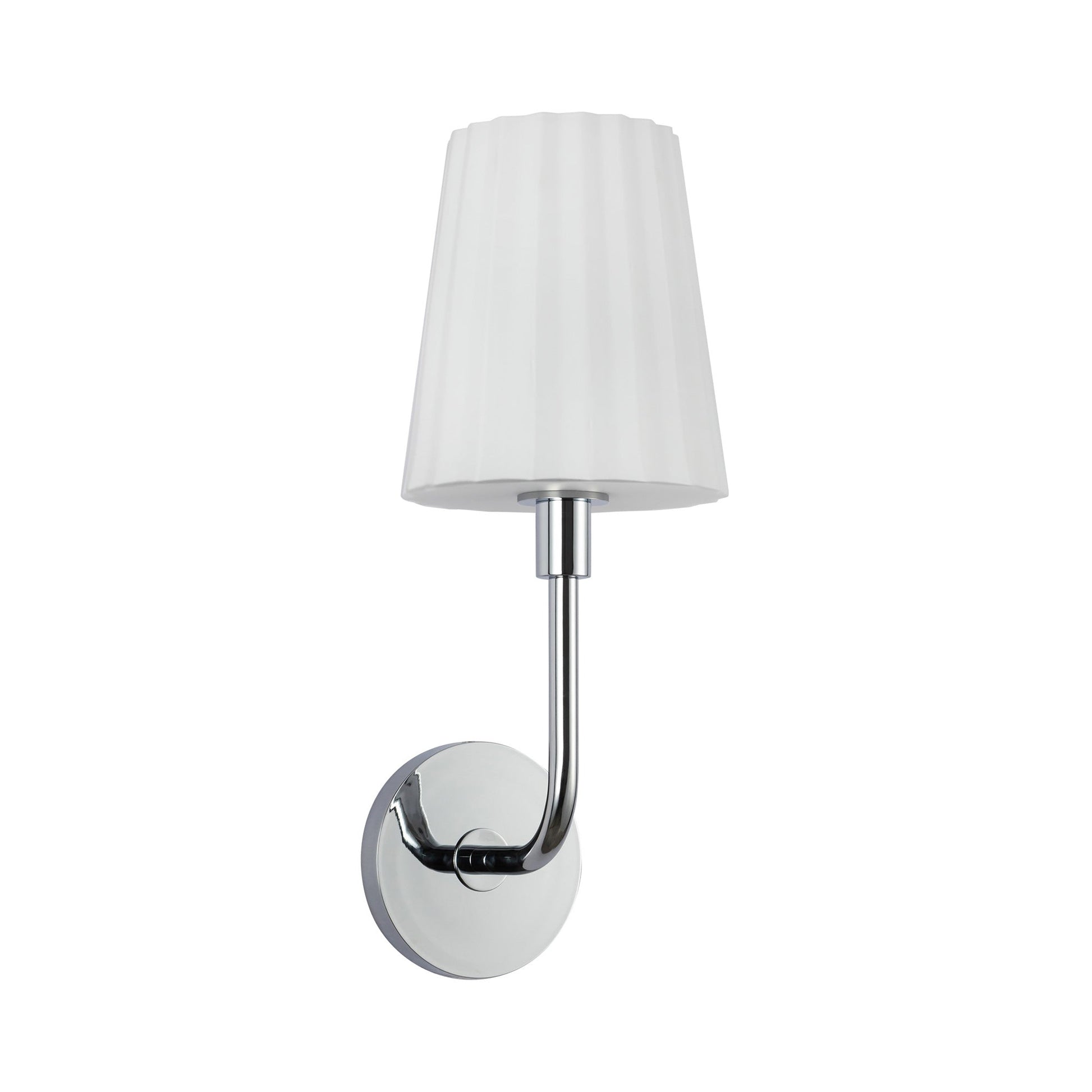 Plisse Wall Light in Detail.