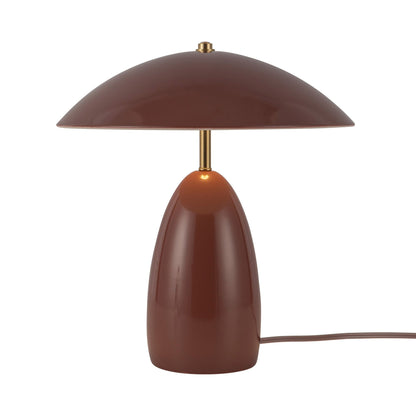 Poppy LED Table Lamp in Burgundy (Large).