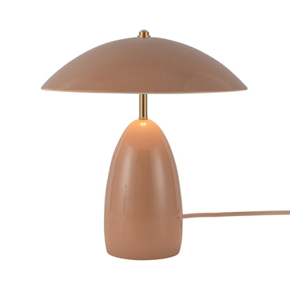 Poppy LED Table Lamp in Peach (Large).