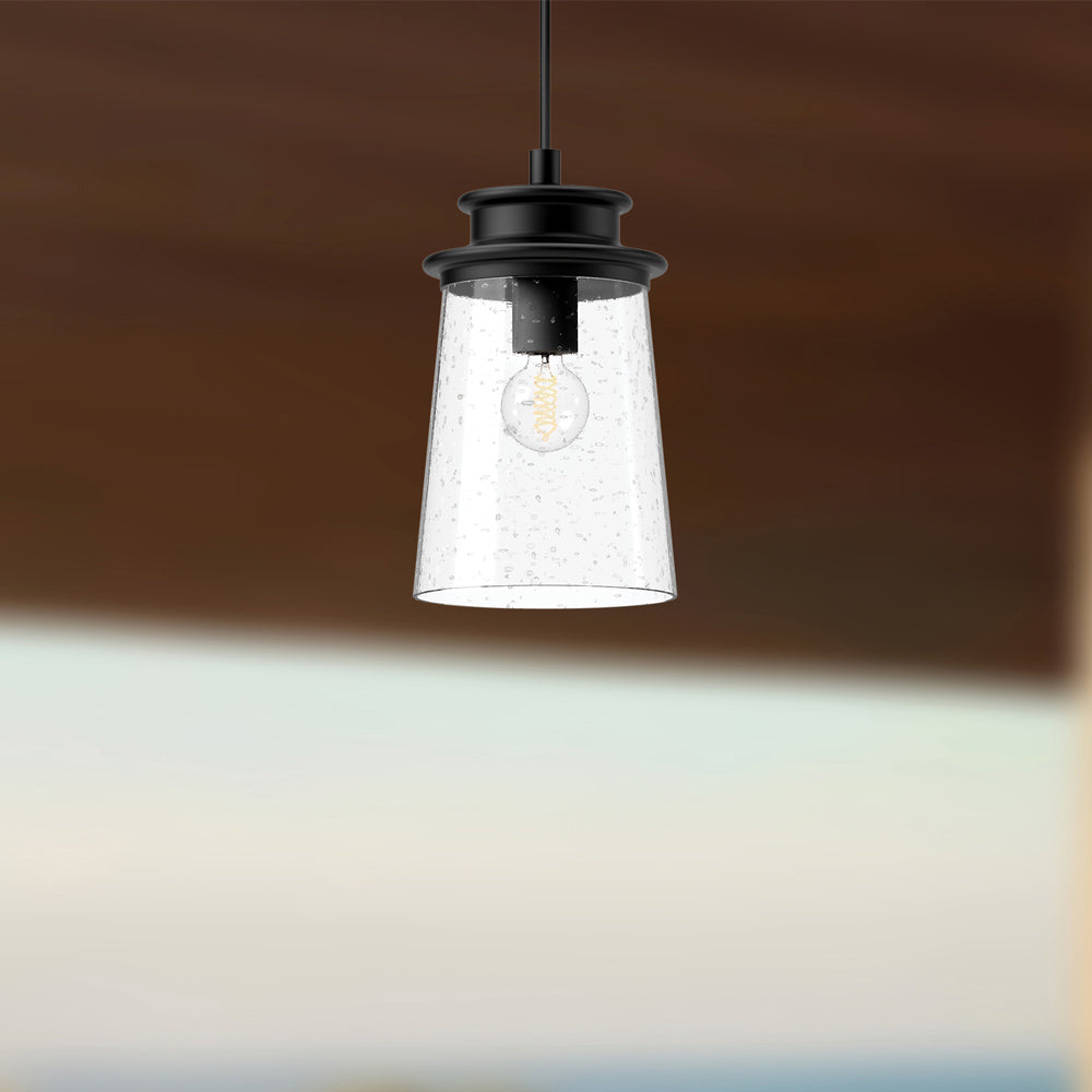 Quincy Exterior Pendant Light in Detail.