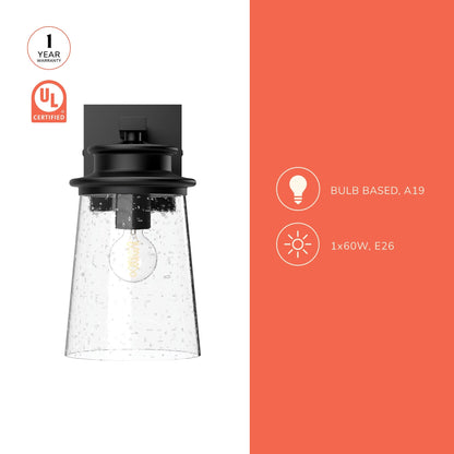 Quincy Exterior Wall Light in Detail.