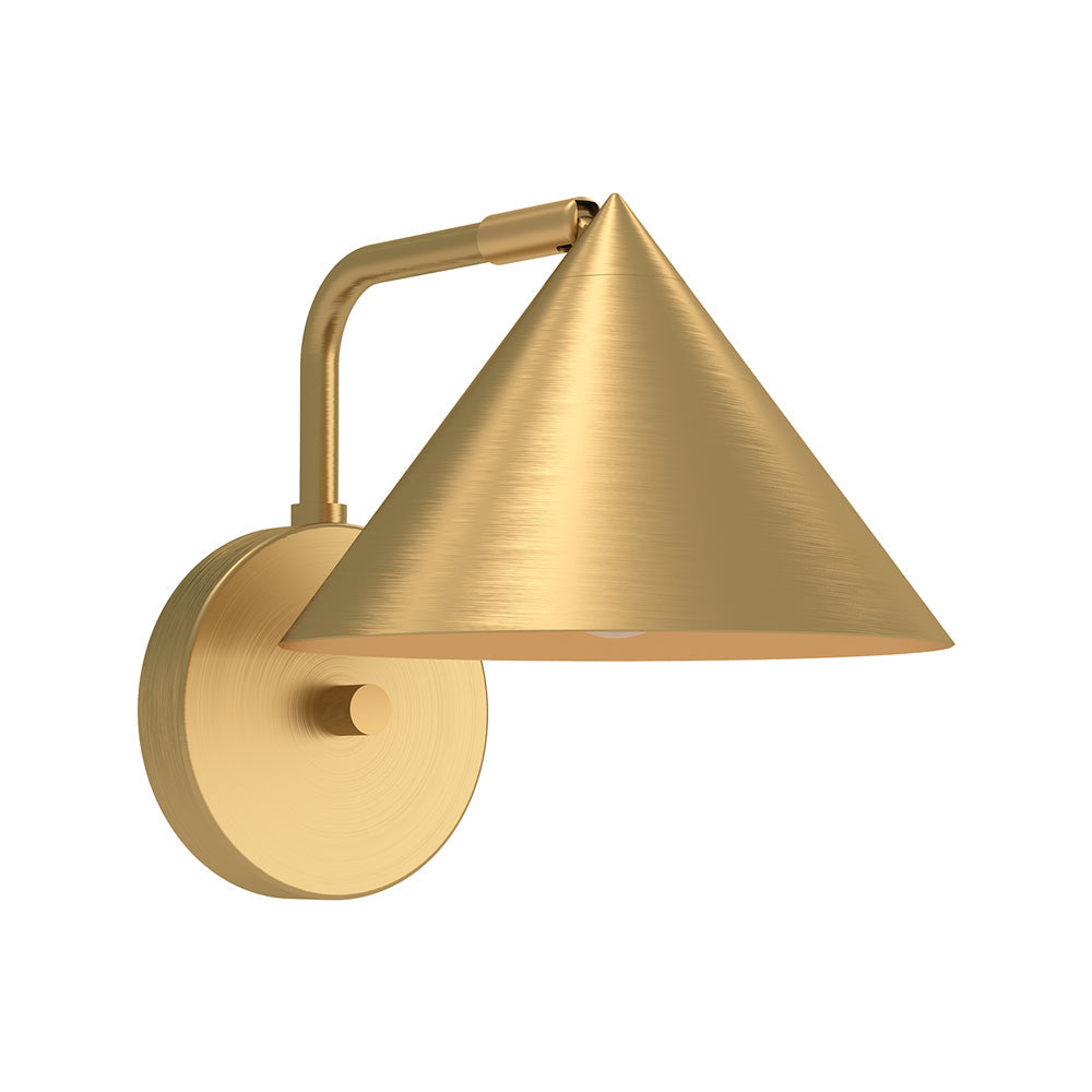 Remy Bath Wall Light in Brushed Gold.