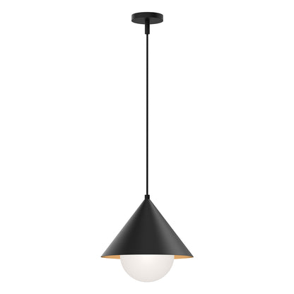Remy Pendant Light in Matte Black.