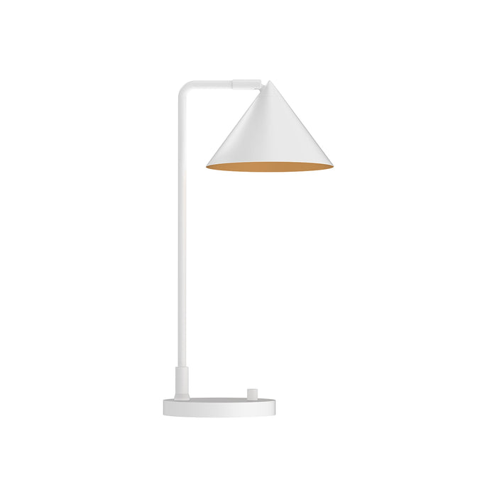 Remy Table Lamp in White.