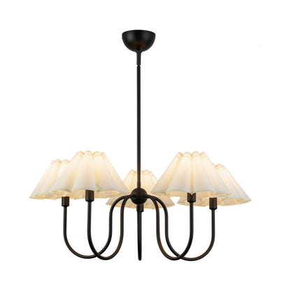 Rosemary Chandelier in Matte Black.
