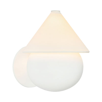 Rowan LED Wall Light in Antique White.
