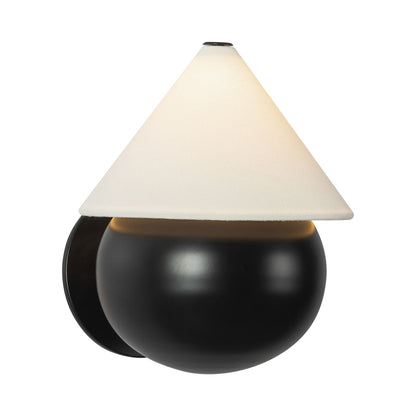 Rowan LED Wall Light in Matte Black.