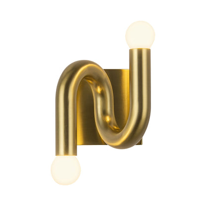 Sadie Bath Vanity Light in Brushed Gold.