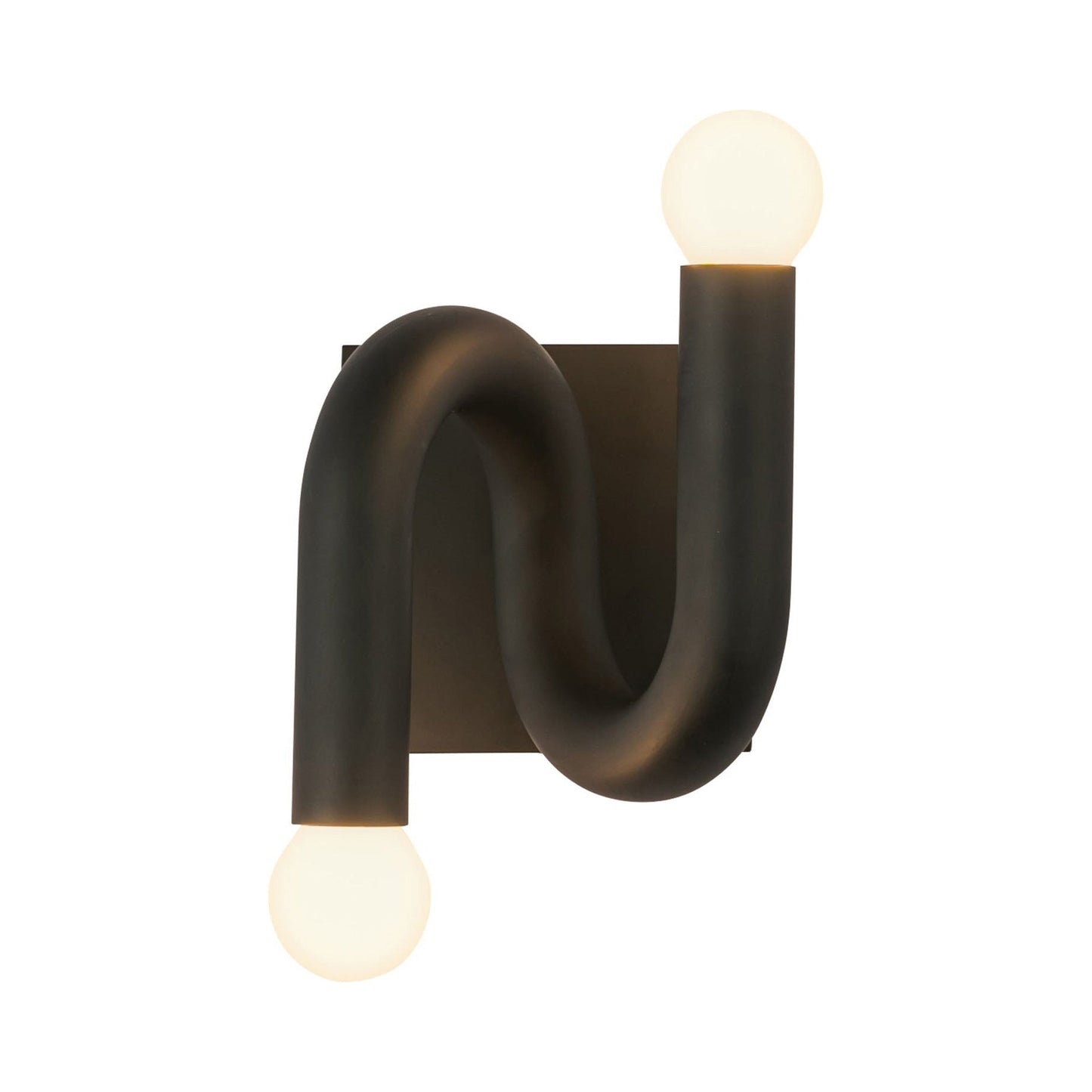 Sadie Bath Vanity Light in Matte Black.