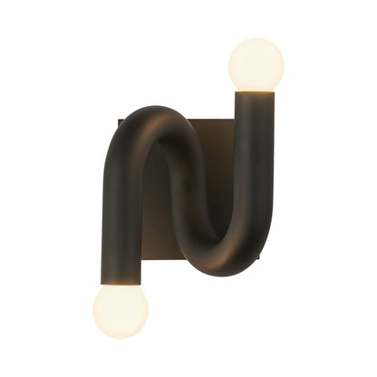 Sadie Bath Vanity Light in Matte Black.