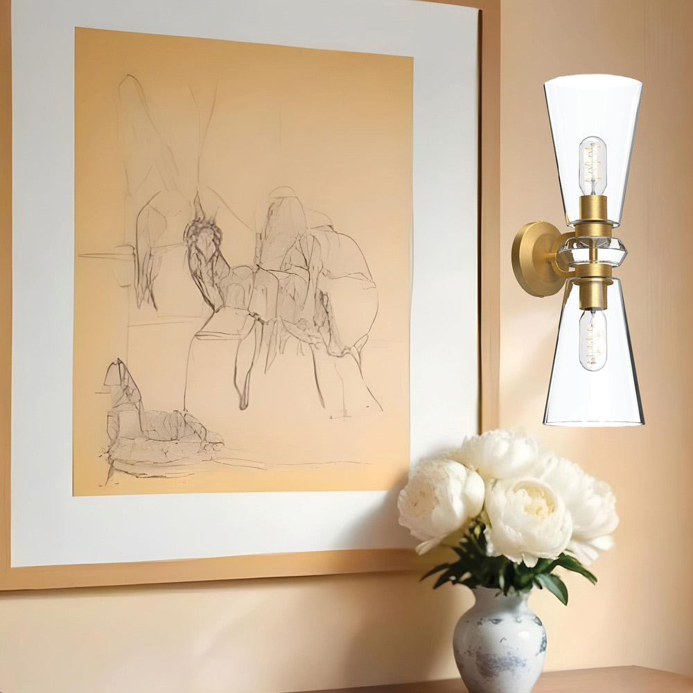 Salem Vanity Wall Light in Detail.