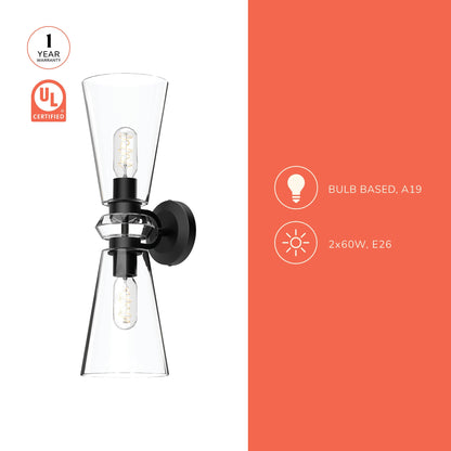 Salem Vanity Wall Light in Detail.