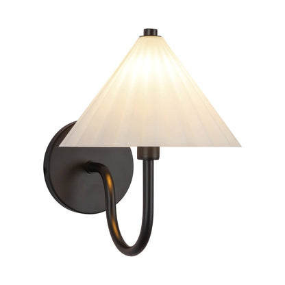 Serena Bath Wall Light in Matte Black.