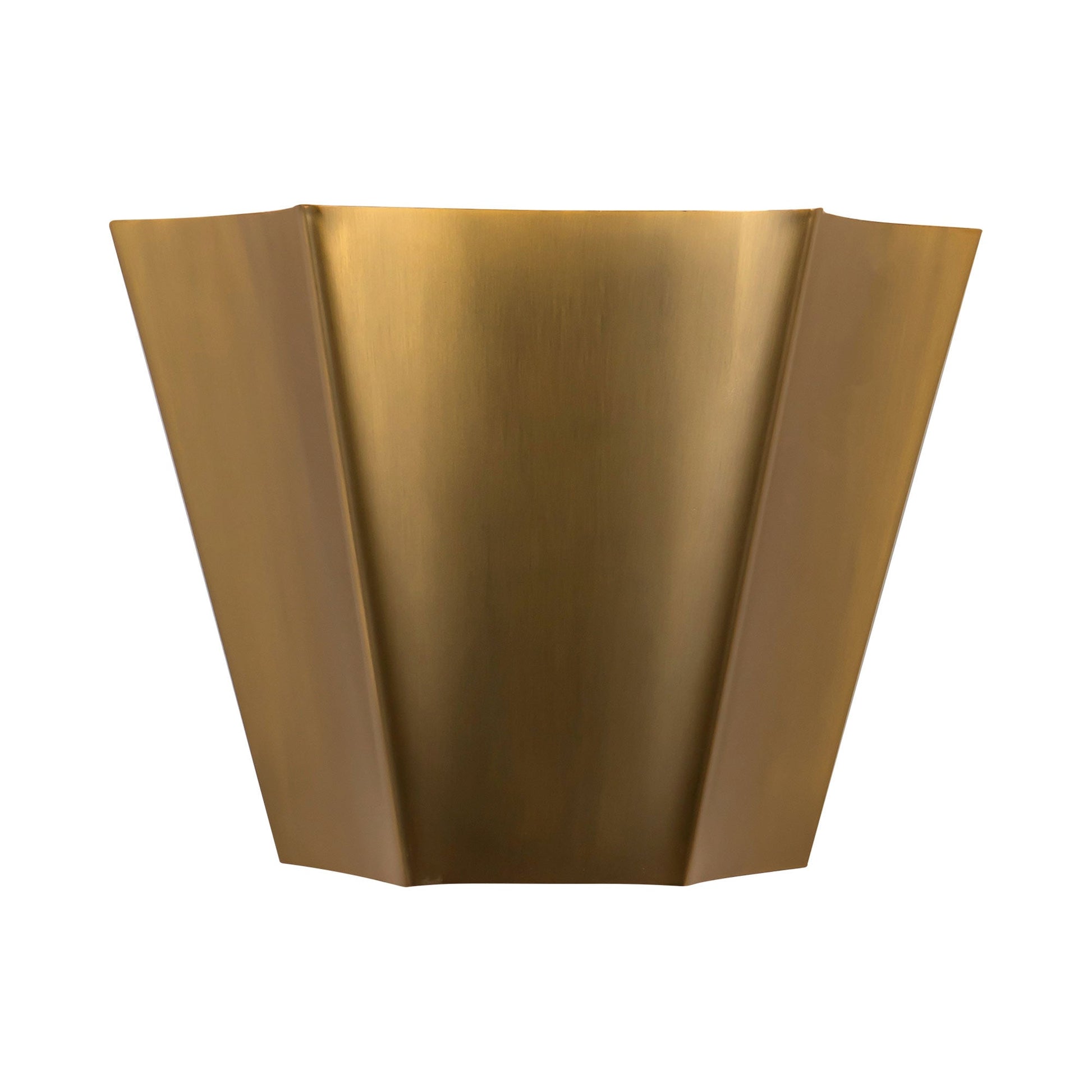 Shelton Wall Light in Brushed Gold.