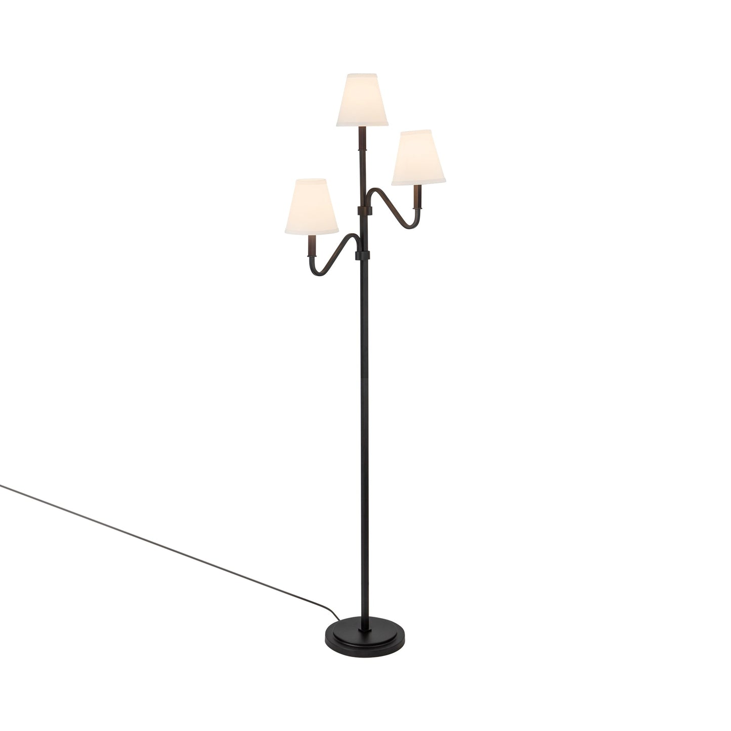 Sloan Floor Lamp in Matte Black.