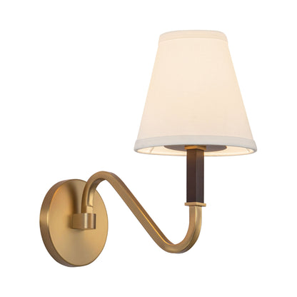 Sloan Wall Light in Brushed Gold.