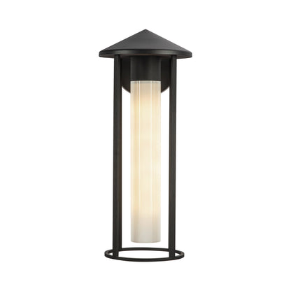 Tenko Outdoor Wall Light in Black (17.63-Inch).