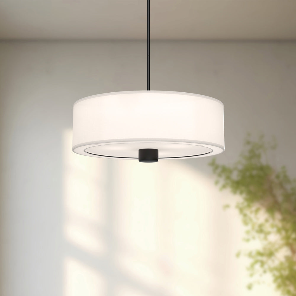 Theo Flush Pendant Light in Detail.