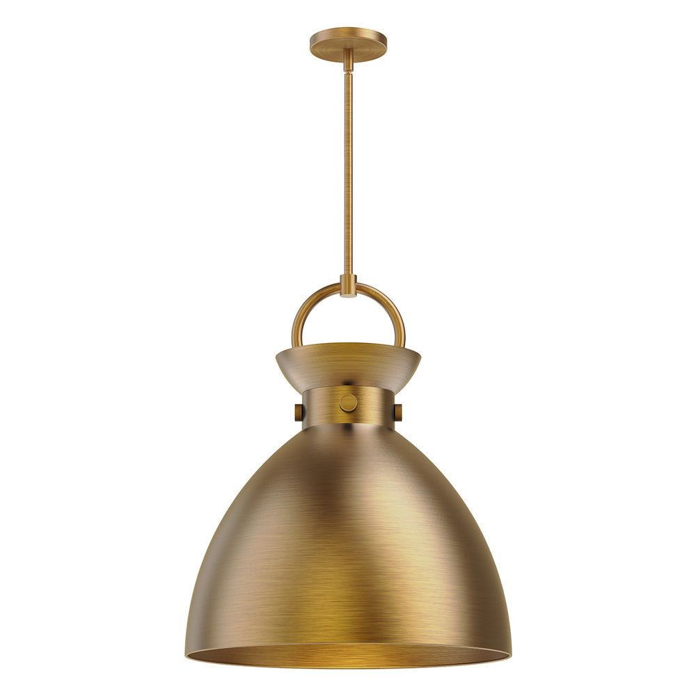 Waldo 4113 Pendant Light in Aged Gold (Large).