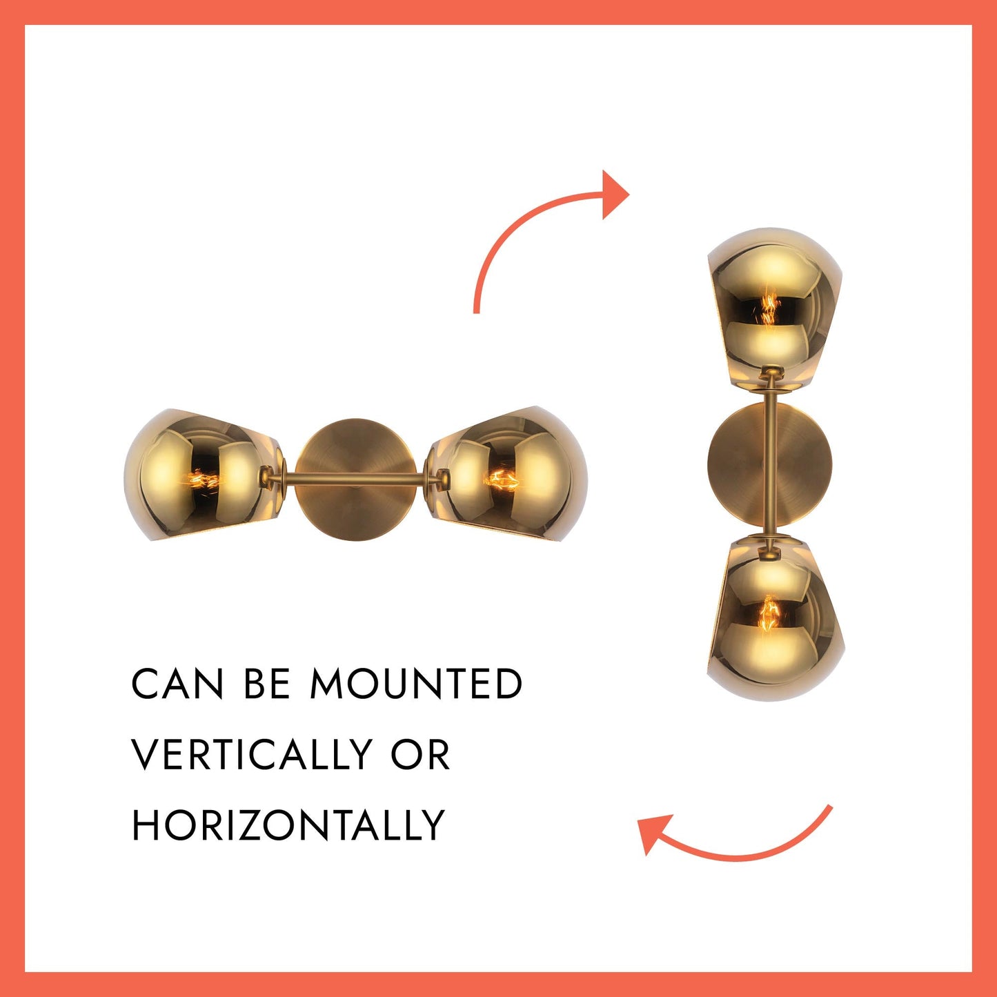 Willow Bath Vanity Light in Detail.