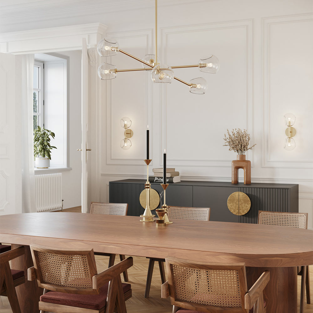 Willow Bath Vanity Light in living room.