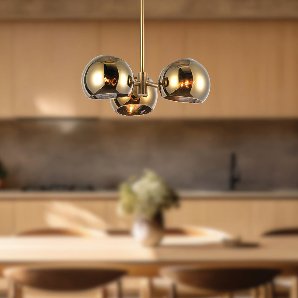 Willow Pendant Light in dining room.