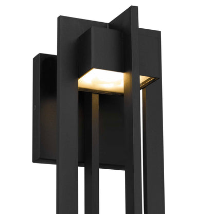 4 Bar Outdoor LED Wall Light in Detail.