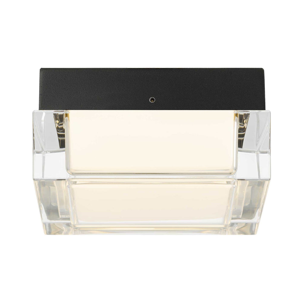 Box Outdoor LED Flush Mount Ceiling Light in Detail.