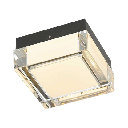 Box Outdoor LED Flush Mount Ceiling Light in Detail.