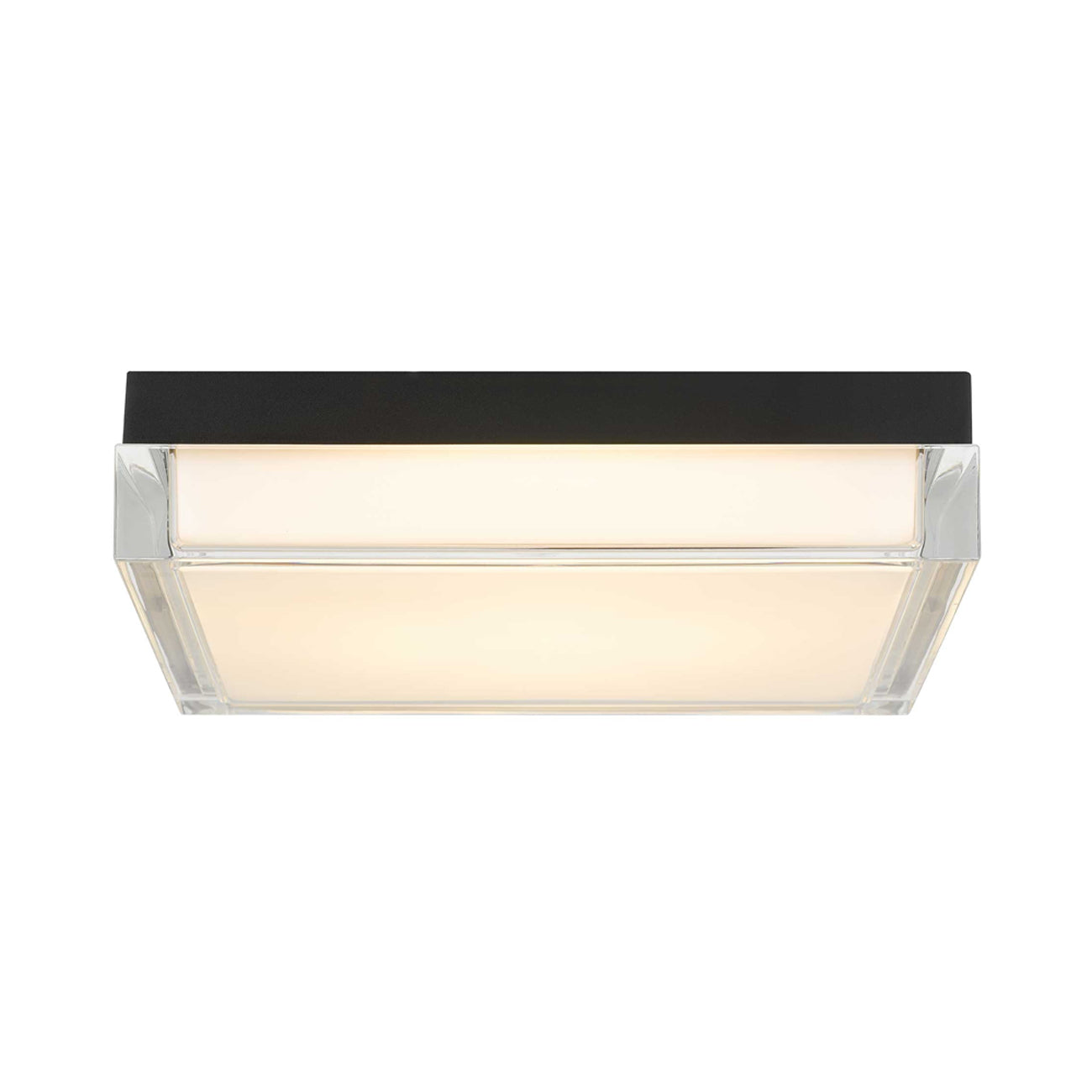 Box Outdoor LED Flush Mount Ceiling Light in Detail.