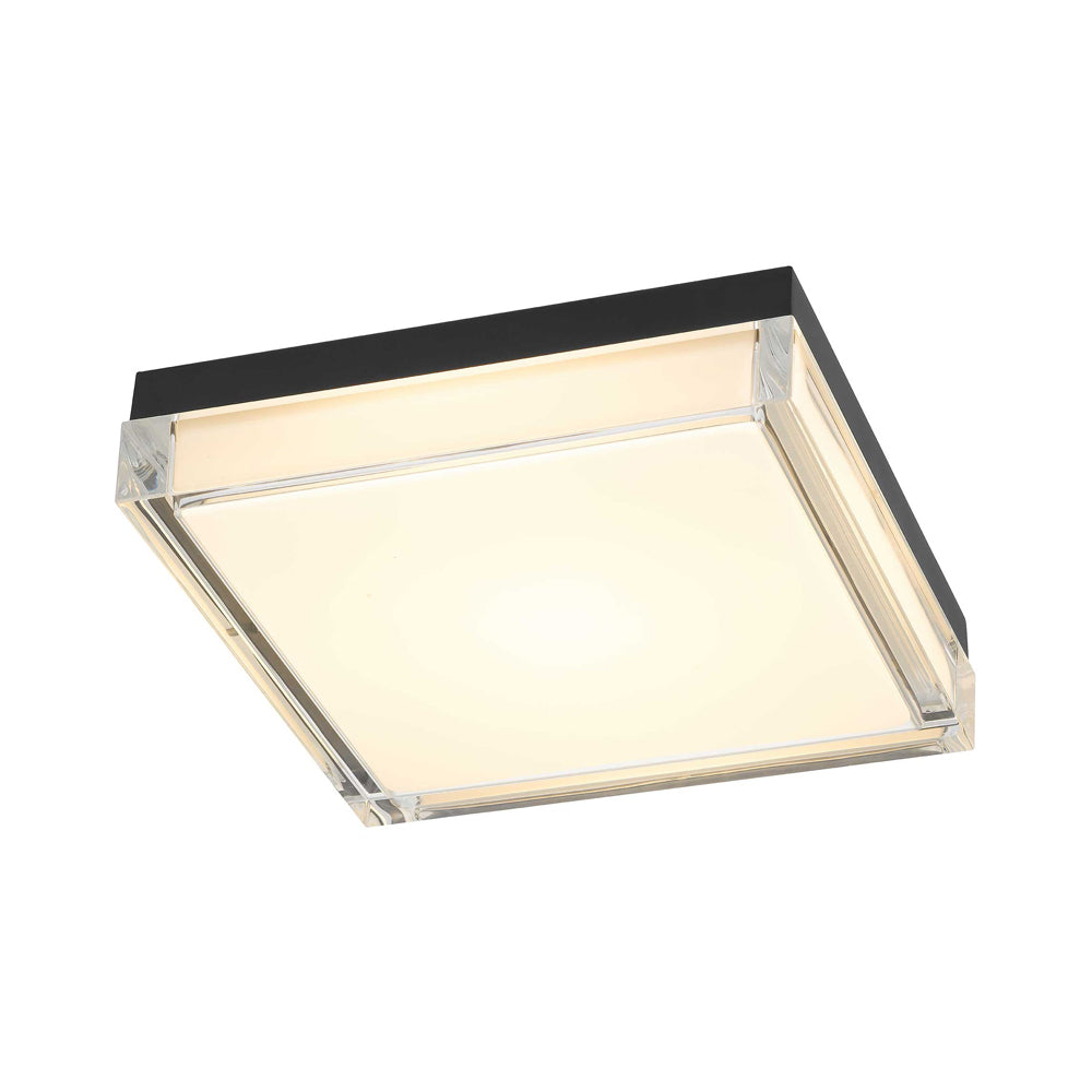 Box Outdoor LED Flush Mount Ceiling Light in Detail.