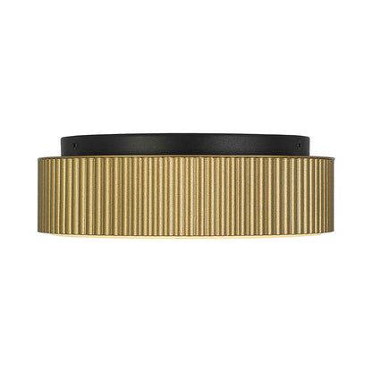 Channel Outdoor LED Flush Mount Ceiling Light in Detail.