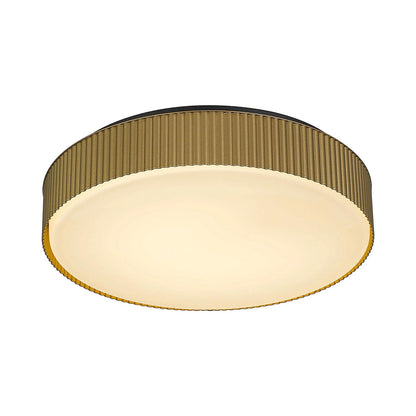Channel Outdoor LED Flush Mount Ceiling Light in Detail.