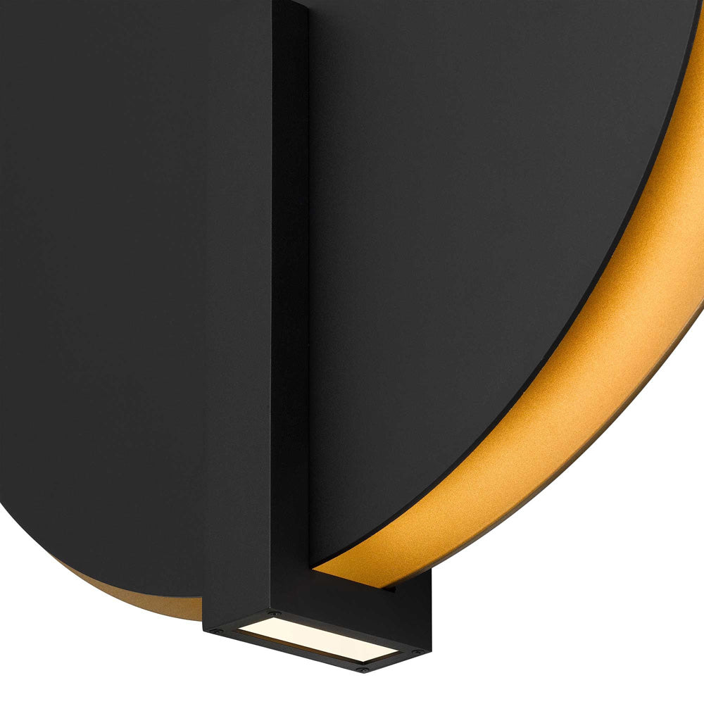 Eclispe Outdoor LED Wall Light in Detail.