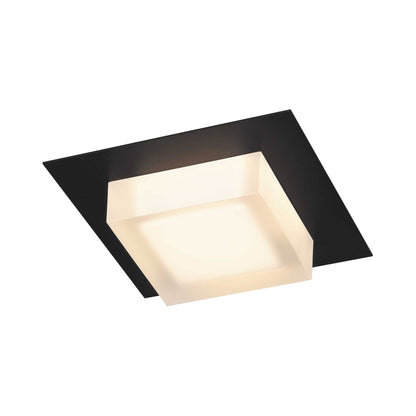Foursquare Outdoor LED Flush Mount Ceiling Light in Detail.