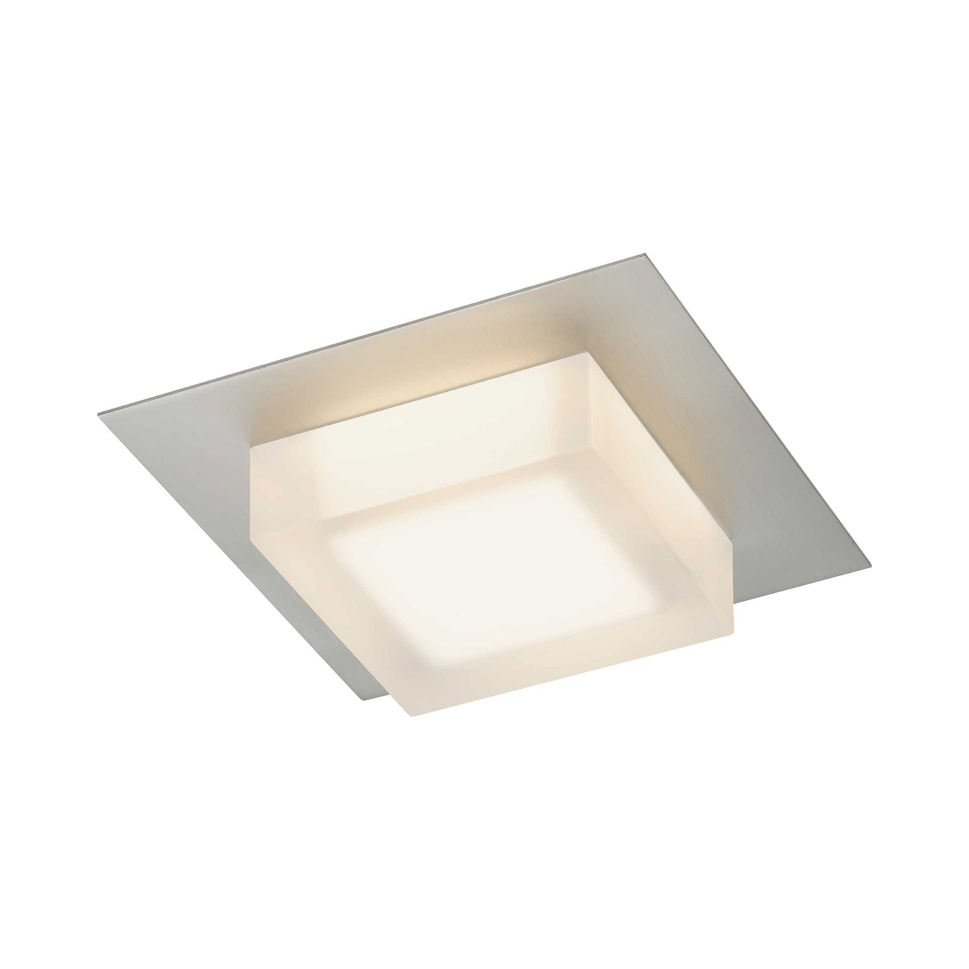 Foursquare Outdoor LED Flush Mount Ceiling Light in Detail.