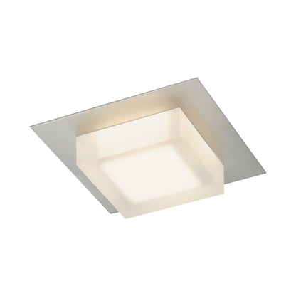 Foursquare Outdoor LED Flush Mount Ceiling Light in Detail.