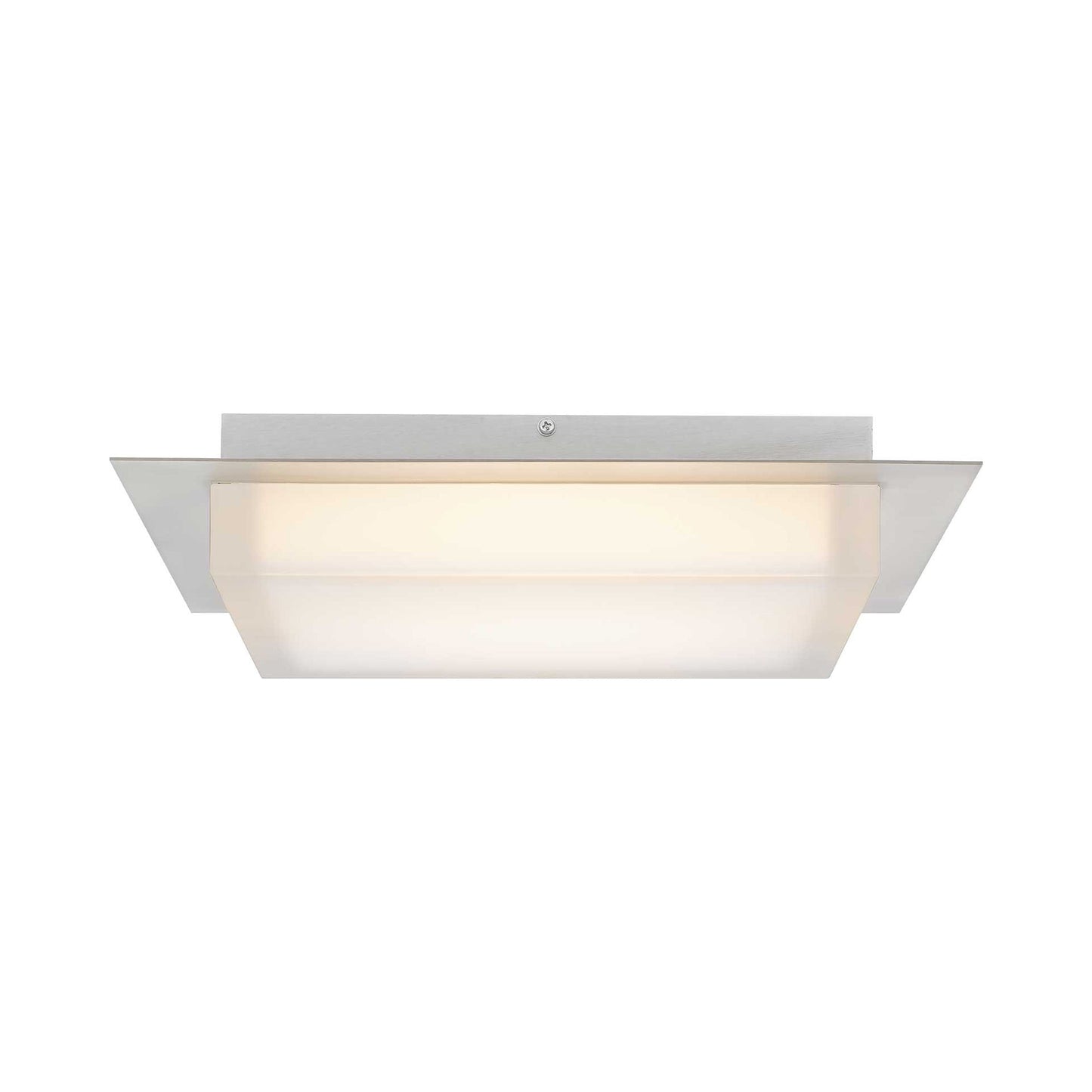 Foursquare Outdoor LED Flush Mount Ceiling Light in Detail.