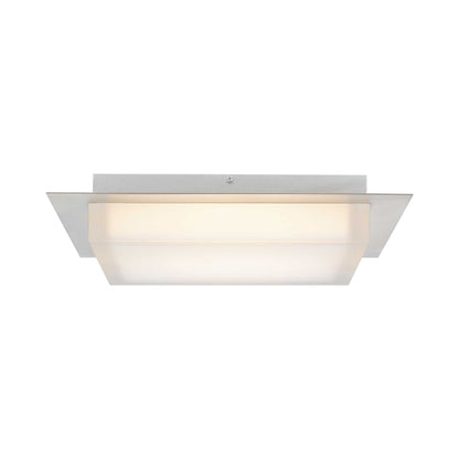 Foursquare Outdoor LED Flush Mount Ceiling Light in Detail.