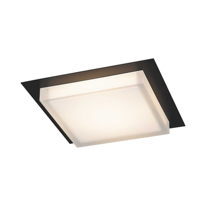 Foursquare Outdoor LED Flush Mount Ceiling Light in Detail.