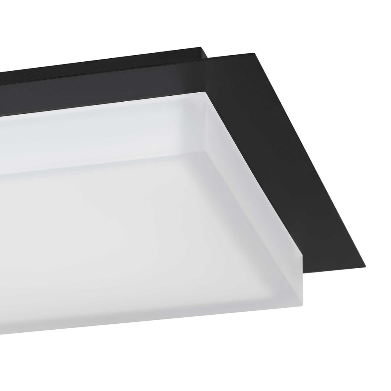 Foursquare Outdoor LED Flush Mount Ceiling Light in Detail.