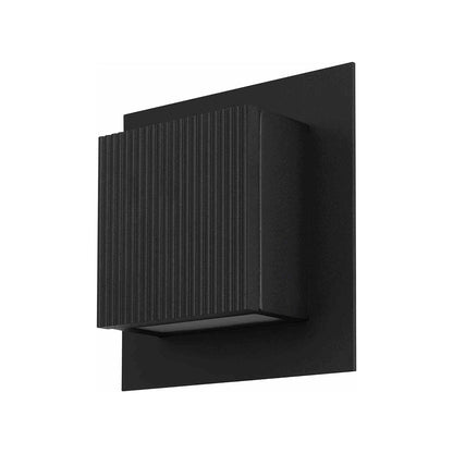 Miami Square Outdoor LED Wall Light (8-Inch).