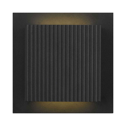 Miami Square Outdoor LED Wall Light in Detail.