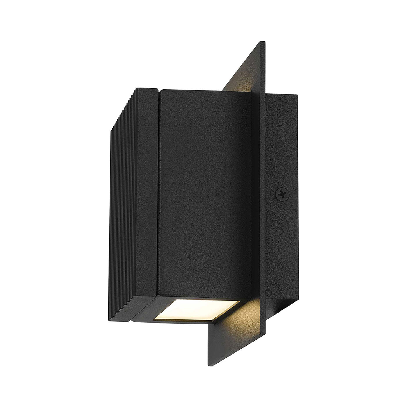 Miami Square Outdoor LED Wall Light in Detail.