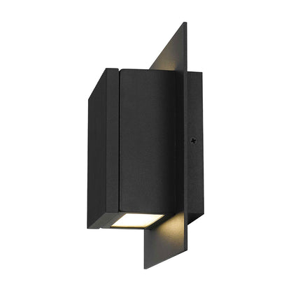 Miami Square Outdoor LED Wall Light in Detail.