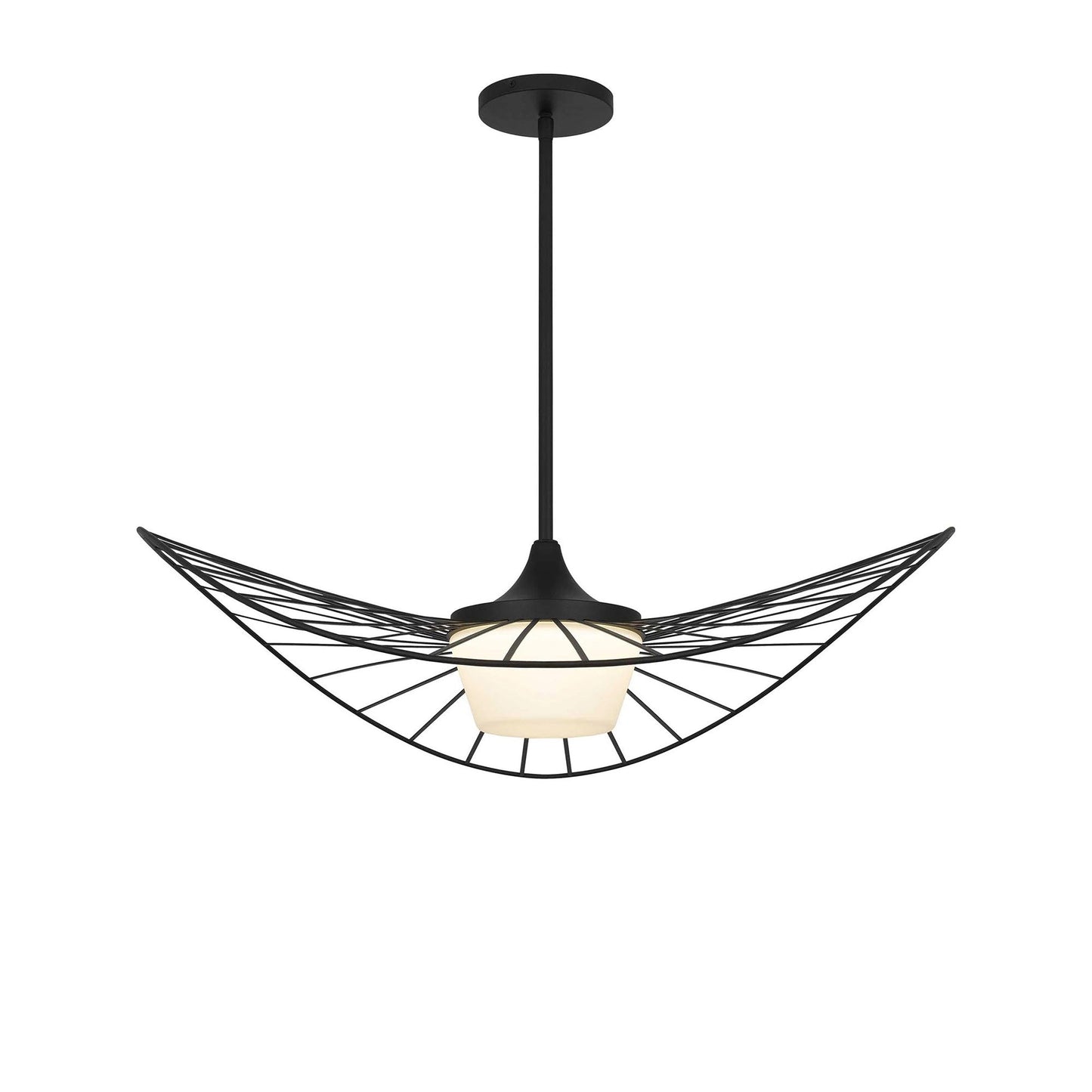 New Wave Outdoor LED Pendant Light in Detail.