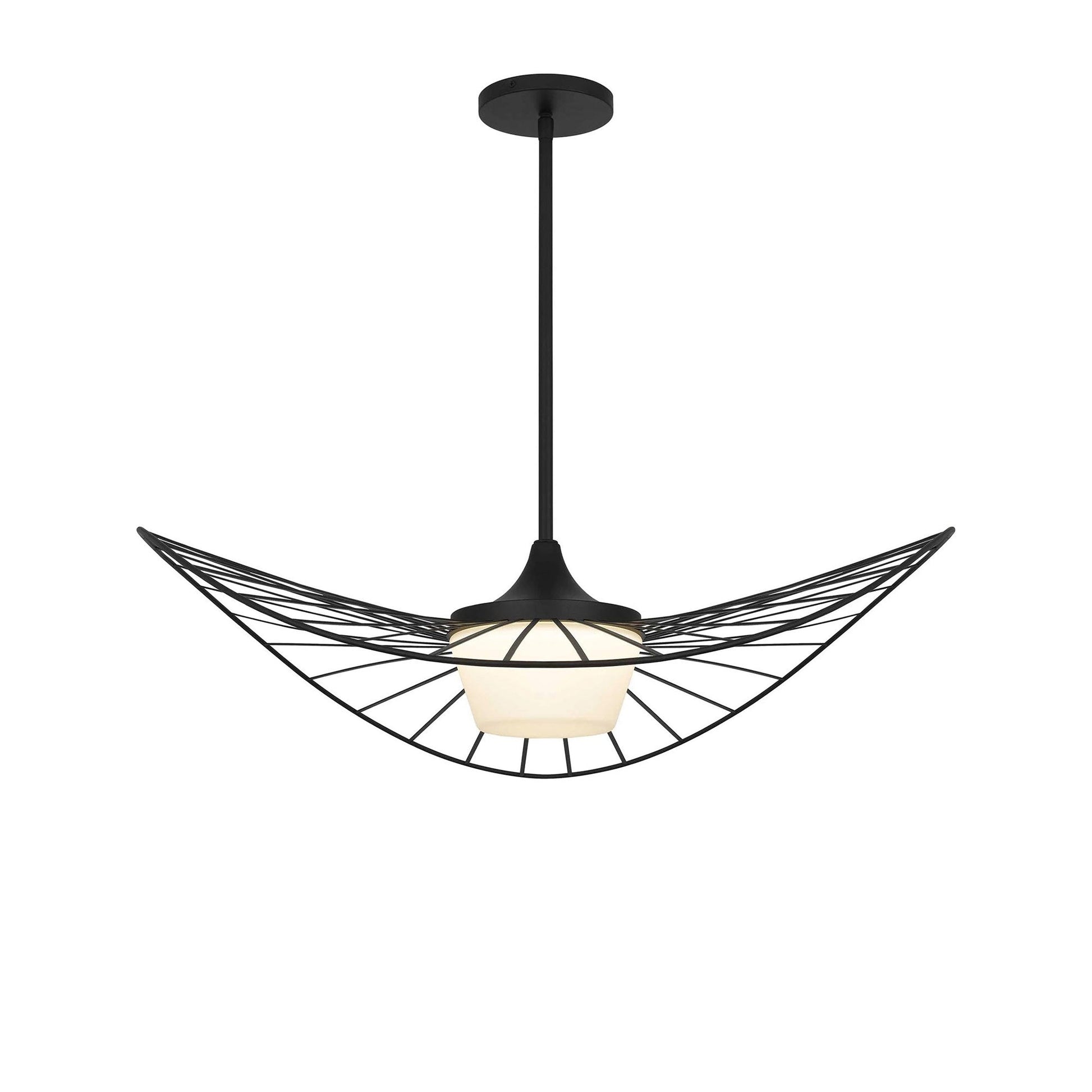 New Wave Outdoor LED Pendant Light in Detail.