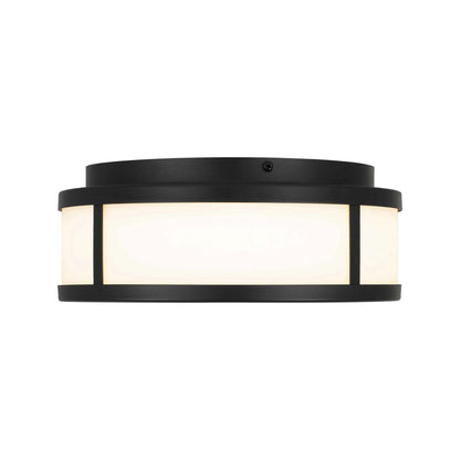 Panel Round Outdoor LED Flush Mount Ceiling Light (10-Inch).