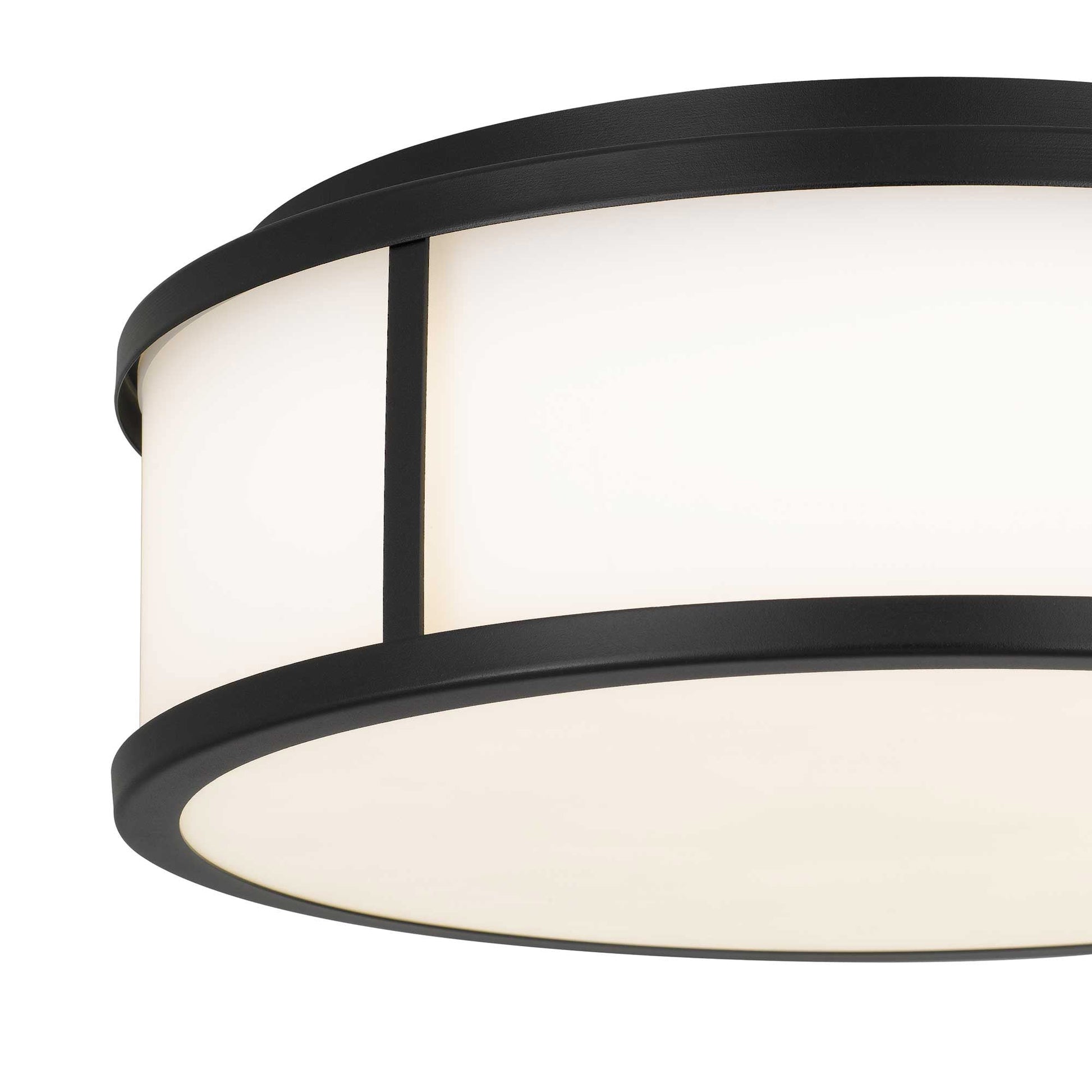 Panel Round Outdoor LED Flush Mount Ceiling Light in Detail.