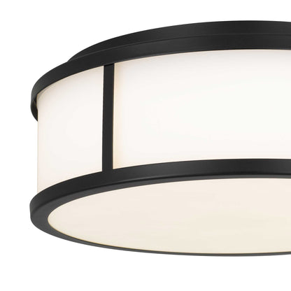 Panel Round Outdoor LED Flush Mount Ceiling Light in Detail.